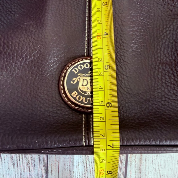DOONEY & BOURKE Leather Black Brown Bag Purse - Picture 5 of 10
